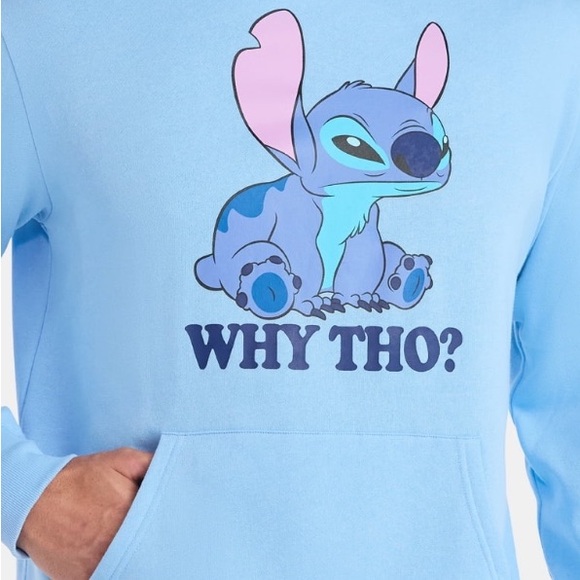 Disney Other - Disney Light Blue Stitch Hoodie